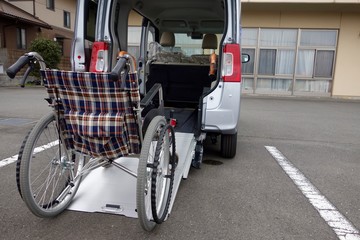 Obraz premium 車椅子乗車イメージ