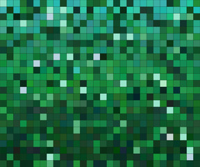 Green horizontal seamless background. Square tile of green shade