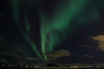 Northern lights and fjords