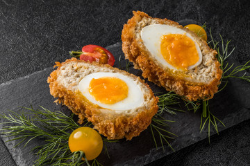 スコッチエッグ　イギリス料理　Scotch egg