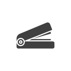 Stapler icon vector, filled flat sign, solid pictogram isolated on white. Symbol, logo illustration. Pixel perfect