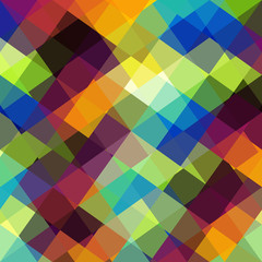 Colorful abstract pattern in low poly style.