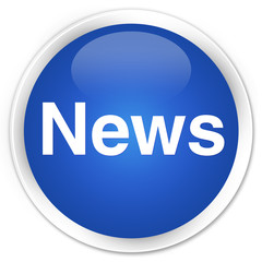 News premium blue round button