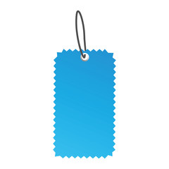 tag icon over white background. vector illustration