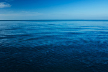 Obraz premium Dark and deep ocean, The vast sea smooth and calm