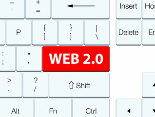 Web 2.0 red keyboard button