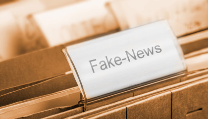 Fakenews - Symbolfoto für falsche Nachrichten
