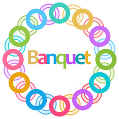 Banquet Colorful Rings Circular 