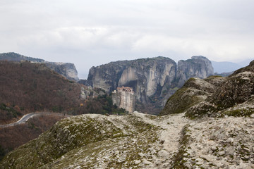 Roussanou monastery, Meteora, Greece