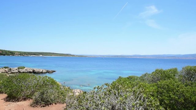 Panoramic view of Alghero seafront