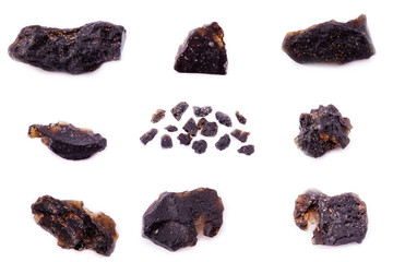 Collection of stone mineral Textit