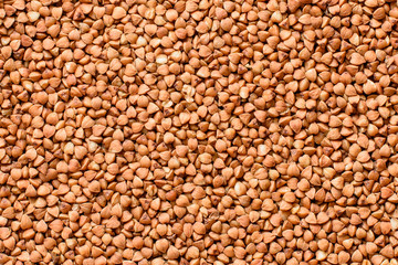 Close-up buckwheat grains