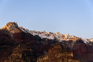 Buildings in Santorini