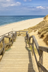 Stairway to the beach at kampen, Sylt