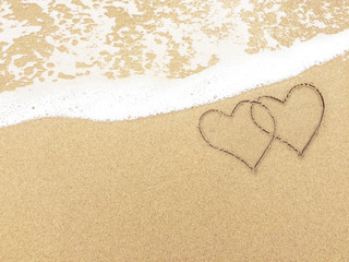 The Wave ,The Sand and the Beach for Background used.