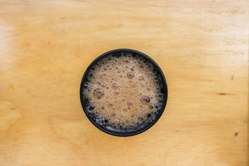 Cola in the glass