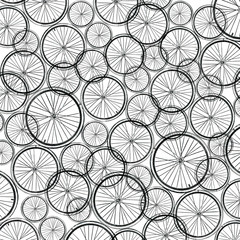 Cotton fabric wheel pattern