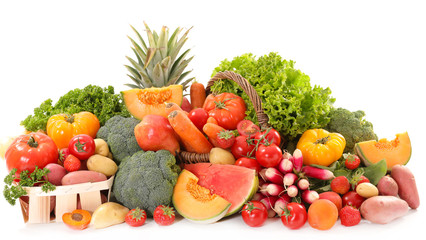 Obraz na płótnie Canvas fruit and vegetable