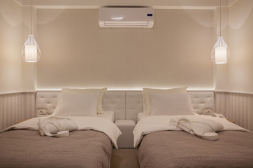 Fototapeta premium Interior of a Hotel Room