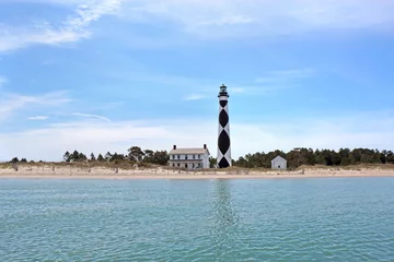 Cercles muraux Phare Cape Lookout lighthouse on the Southern Outer Banks of North Carolina