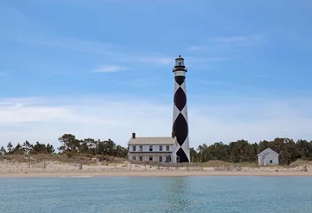 Wallpaper murals Lighthouse Cape Lookout lighthouse on the Southern Outer Banks of North Carolina