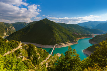 Piva Canyon - Montenegro - obrazy, fototapety, plakaty