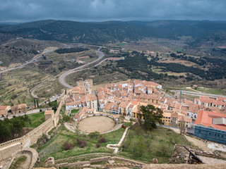 Morella and old cannon and bullring