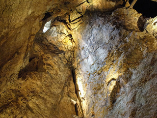 Gold cave in Morella