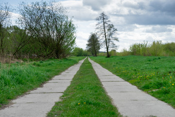 Plattenweg