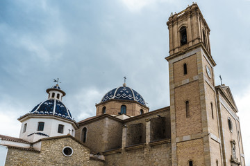 Main church of Altea town, Alicante, Spain