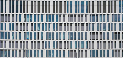 modern office building facade - architectural pattern