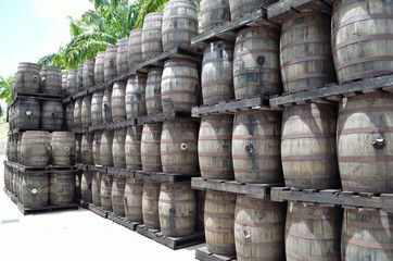 Rhum Casks, Habitation Clement, Martinique