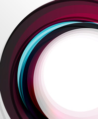 Abstract background, swirl wave line template