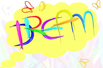 dream related concept background