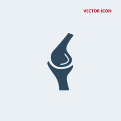 kneecap vector icon