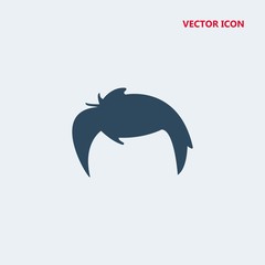 man hair vector icon