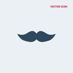 mustache vector icon