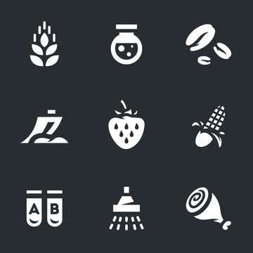 Vector Set of GMO Icons.