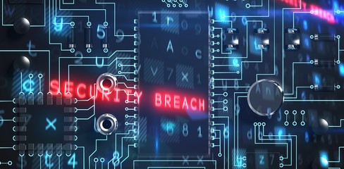 Composite image of virus background