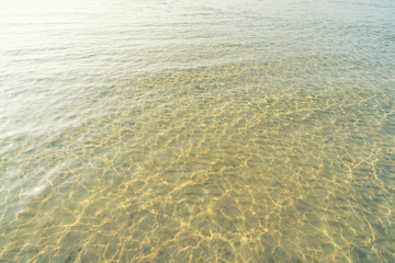 vintage filter on sea transparent to sand - can use to display or montage on product