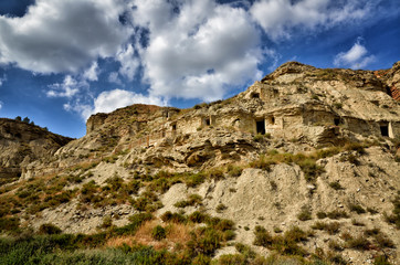 Fototapeta na wymiar The caves of Arguedas, Spain