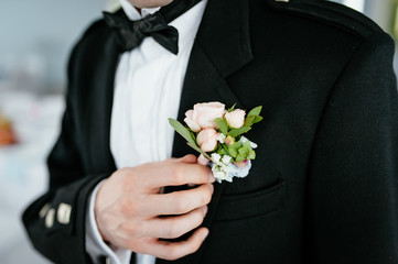 Boutonniere groom