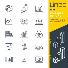 Lineo Editable Stroke - Diagrams and Graphs line icons
Vector Icons - Adjust stroke weight - Expand to any size - Change to any colour - obrazy, fototapety, plakaty