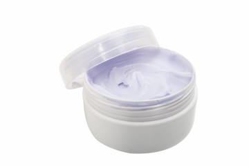Lavender cream isolated