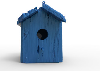  bird house / wooden house