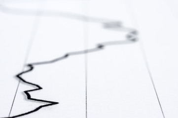 Naklejka premium Statistical charts