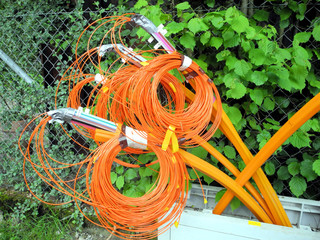 Kabel für Glasfaserausbau