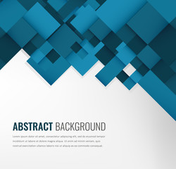 Abstract background with colorful squares. Business design template. Vector