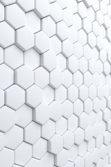 Abstract background of tile wall. 3D rendering.