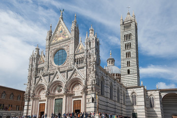 Fototapeta na wymiar Siena. Saint Mary of the Assumption
